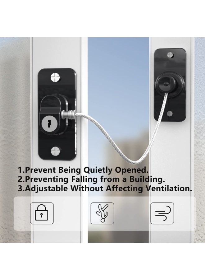 Peachjoy 2pcs Refrigerator Lock with Key and  Fridge Lock with Digital Password, Fridge Locks,Lock for Fridge Freezer, Cabinets and Drawers, Closets, Windows, Refrigerator Lock with 2 Keys - Image 2